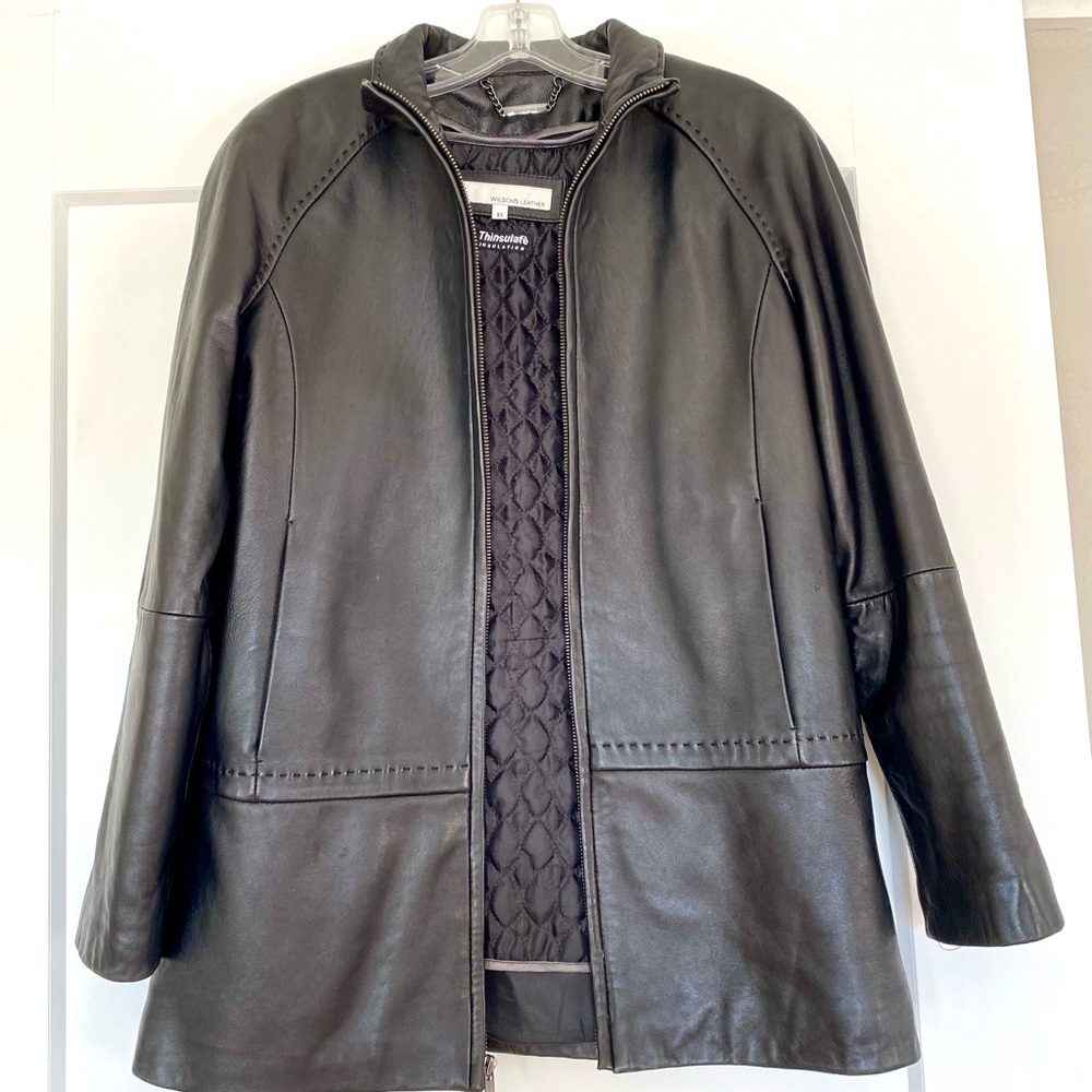 Wilsons Black Leather Jacket